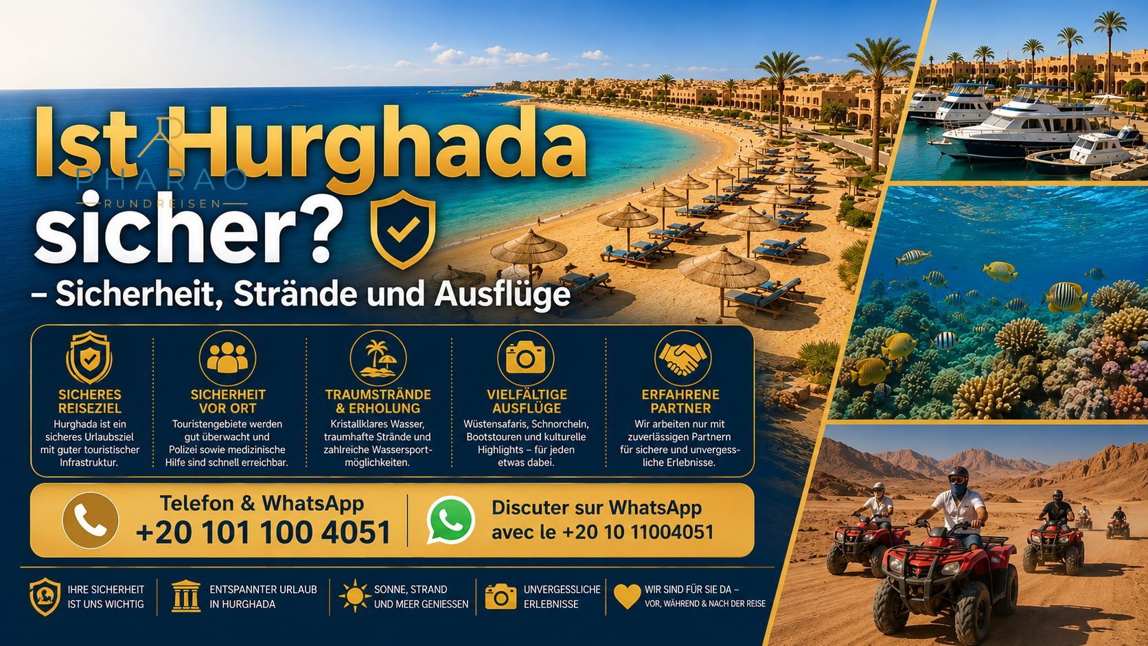 Ist Hurghada sicher? – Sicherheit, Strände und Ausflüge