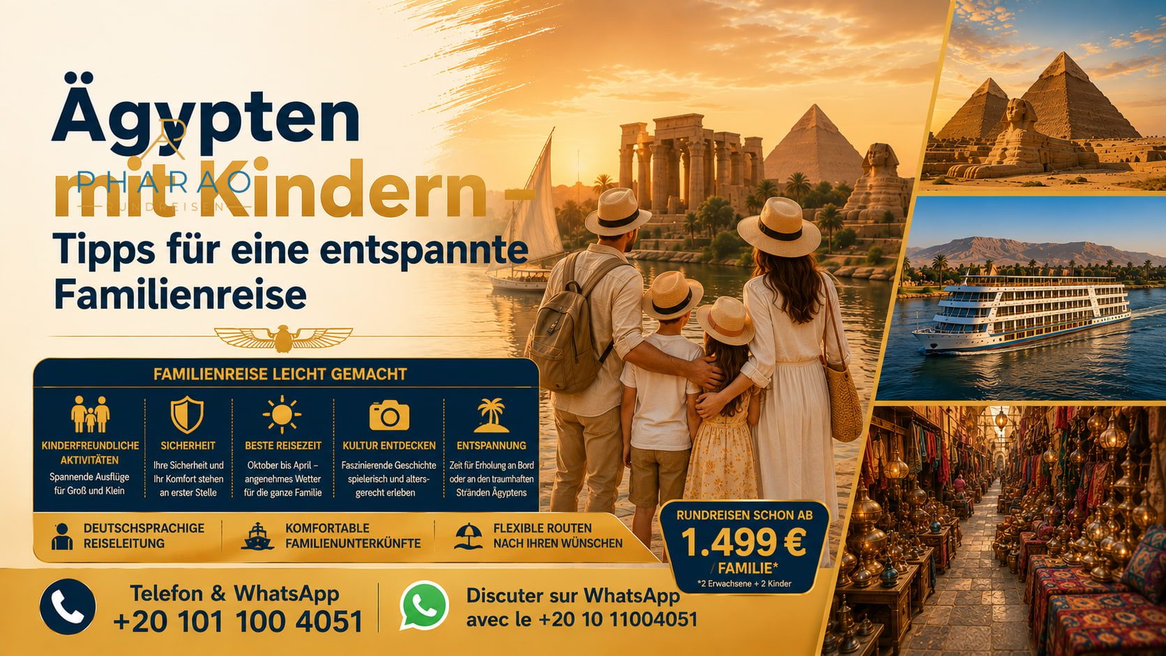 Ägypten mit Kindern – Tipps für eine entspannte Familienreise