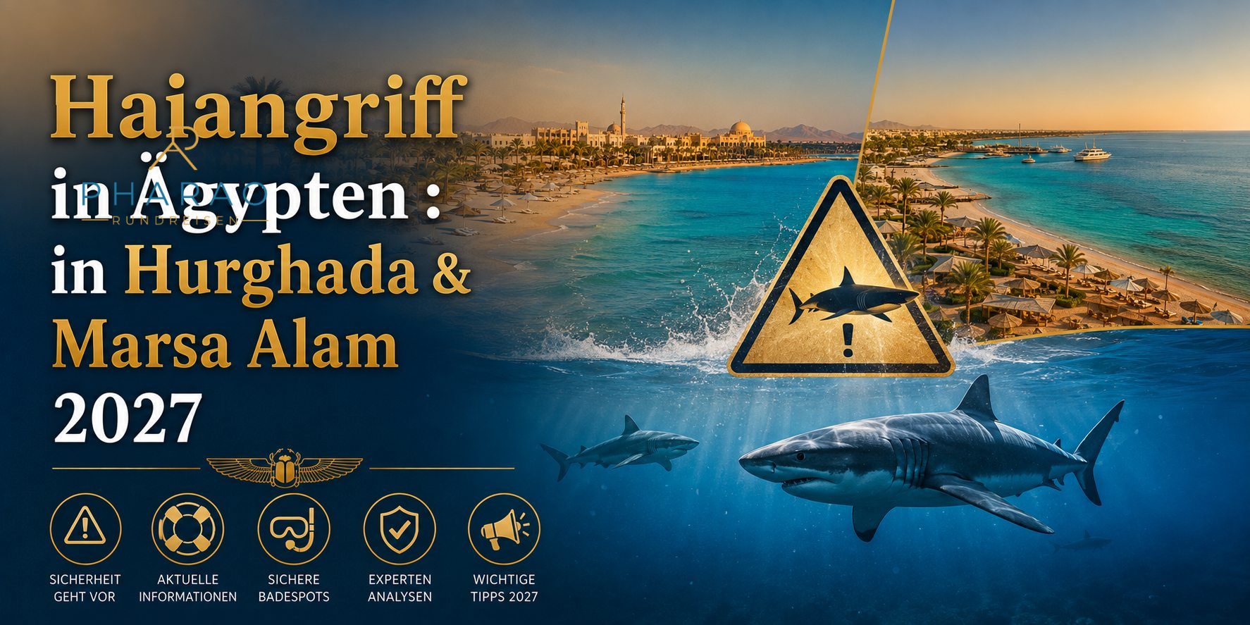 Haiangriff in Ägypten : in Hurghada & Marsa Alam 2027