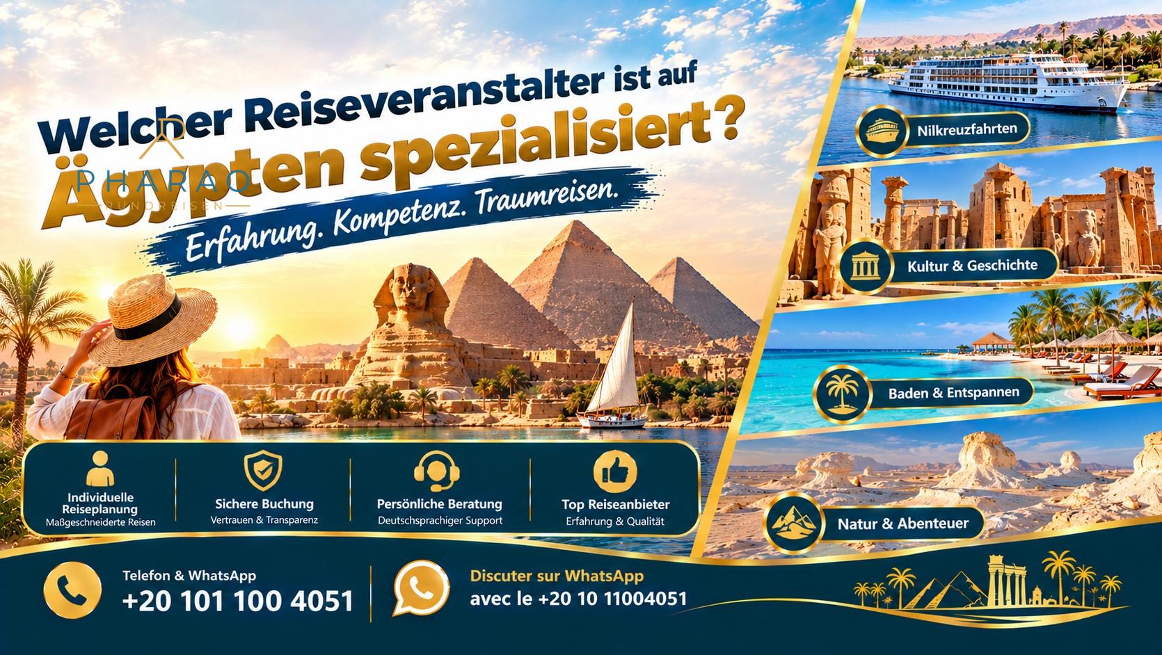 Welcher Reiseveranstalter ist auf Ägypten spezialisiert?