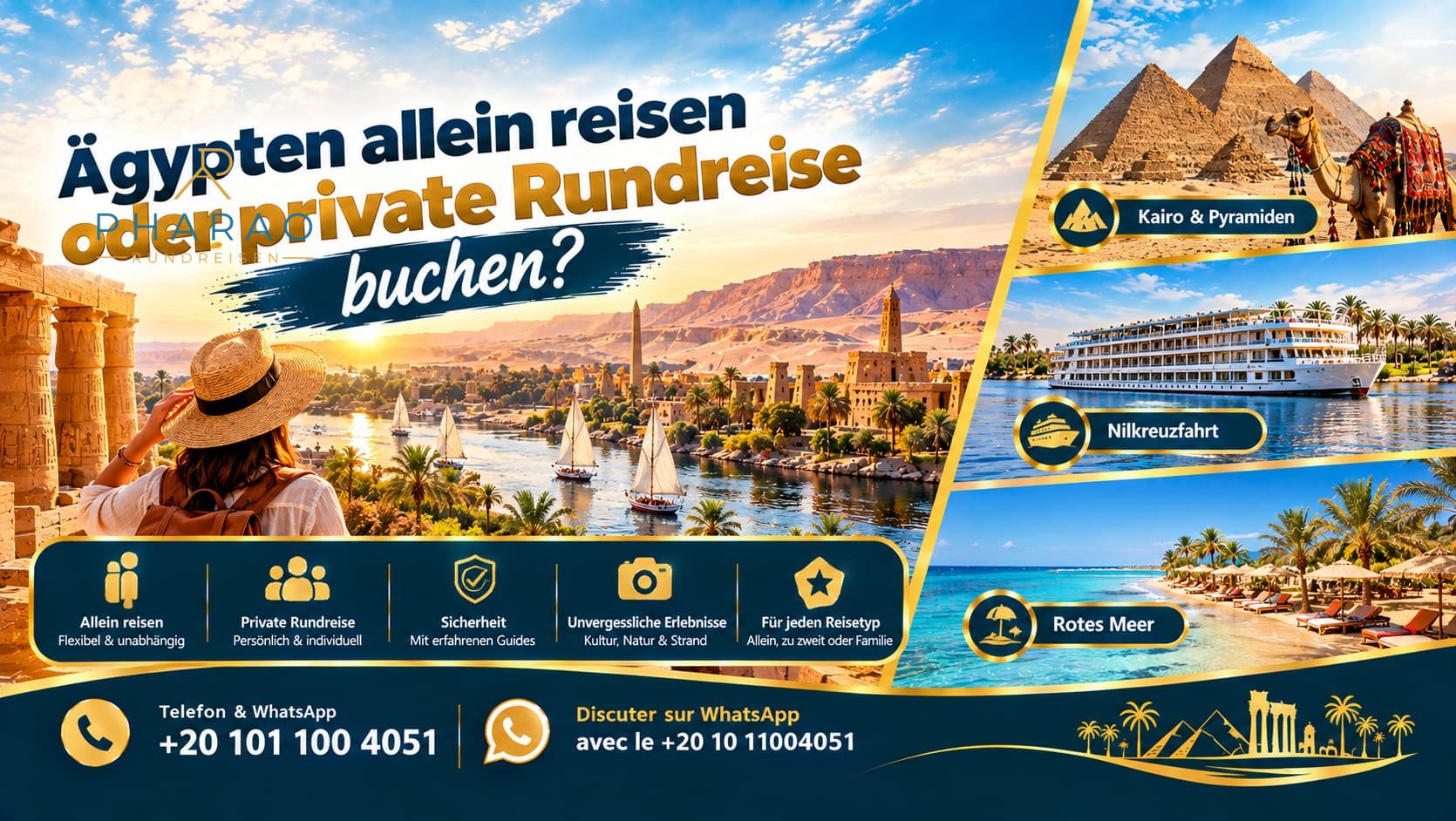 Ägypten allein reisen oder private Rundreise buchen?