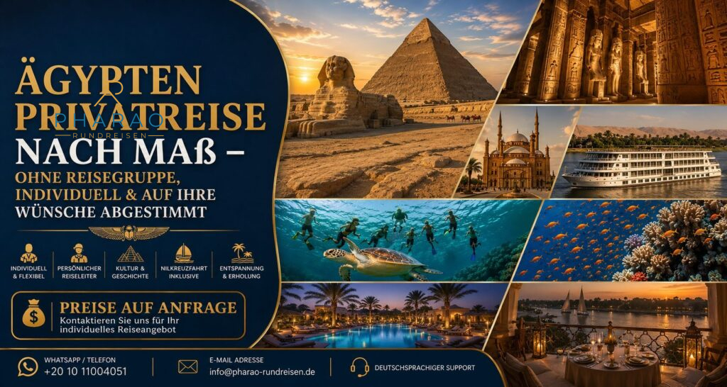 Ägypten Privatreise nach Maß – Ohne Reisegruppe, individuell & auf Ihre Wünsche abgestimmt