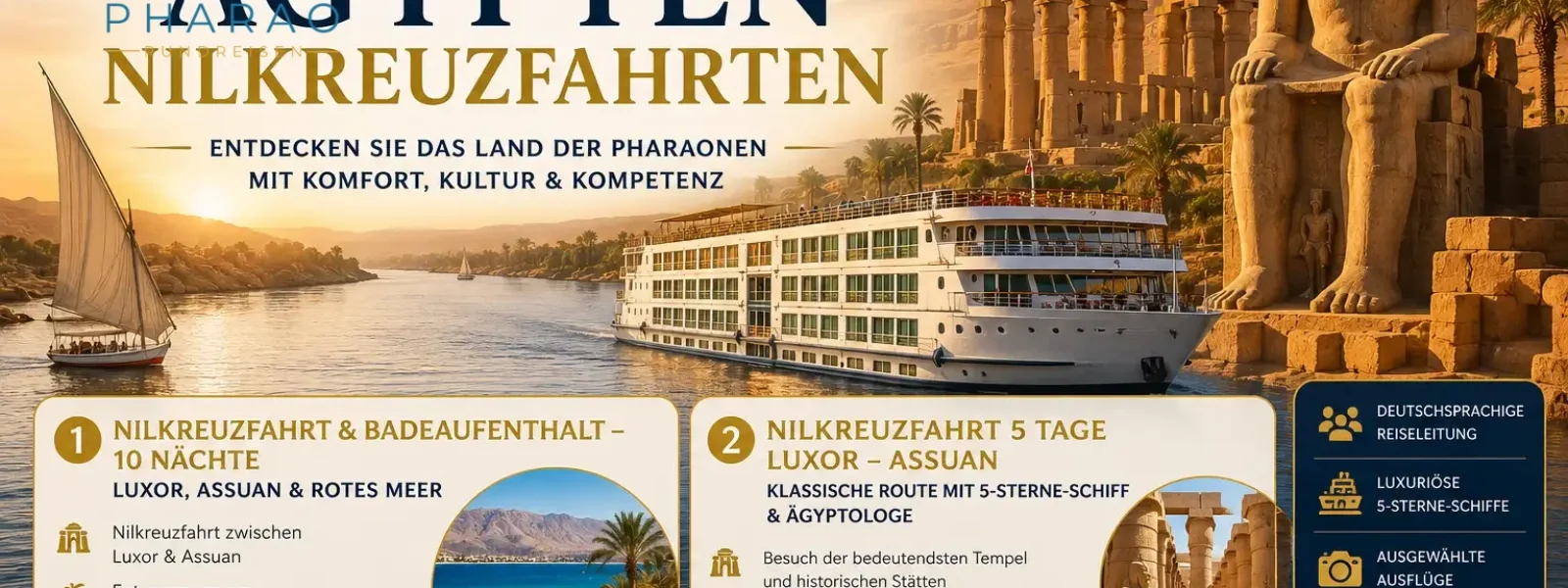 Ägypten Nilkreuzfahrten