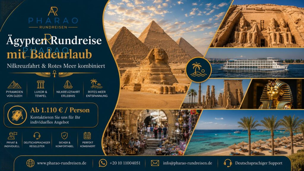 Ägypten Rundreise mit Badeurlaub – Nilkreuzfahrt & Rotes Meer kombiniert Preise
