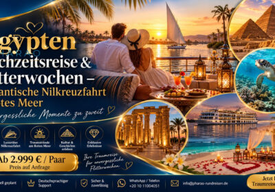 Ägypten Hochzeitsreise & Flitterwochen – Romantische Nilkreuzfahrt & Rotes Meer