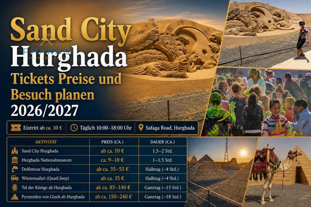 Sand City Hurghada Tickets Preise und Besuch planen 2026/2027