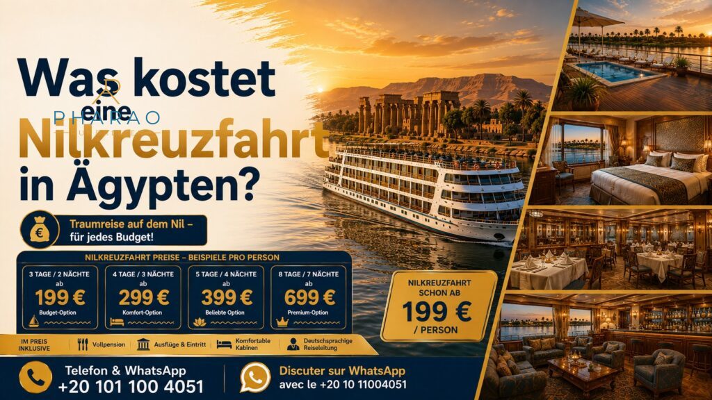 Was kostet eine Nilkreuzfahrt in Ägypten?