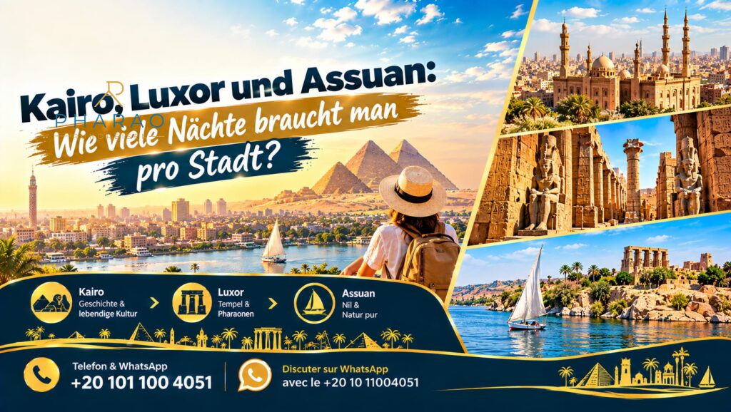 Kairo, Luxor und Assuan : Wie viele Nächte braucht man pro Stadt?
