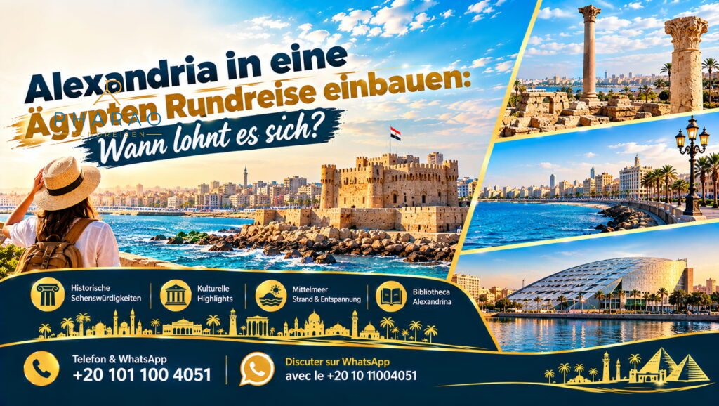 Alexandria in eine Ägypten Rundreise einbauen: Wann lohnt es sich?