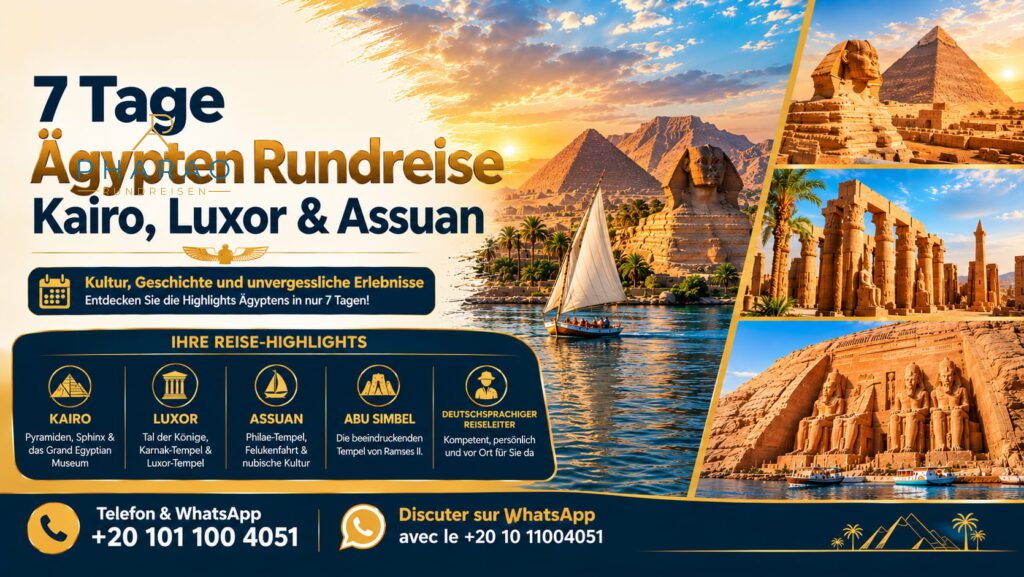 7 Tage Ägypten Rundreise – Kairo, Luxor & Assuan