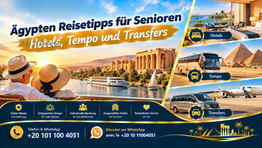 Ägypten Reisetipps für Senioren | Hotels, Tempo und Transfers
