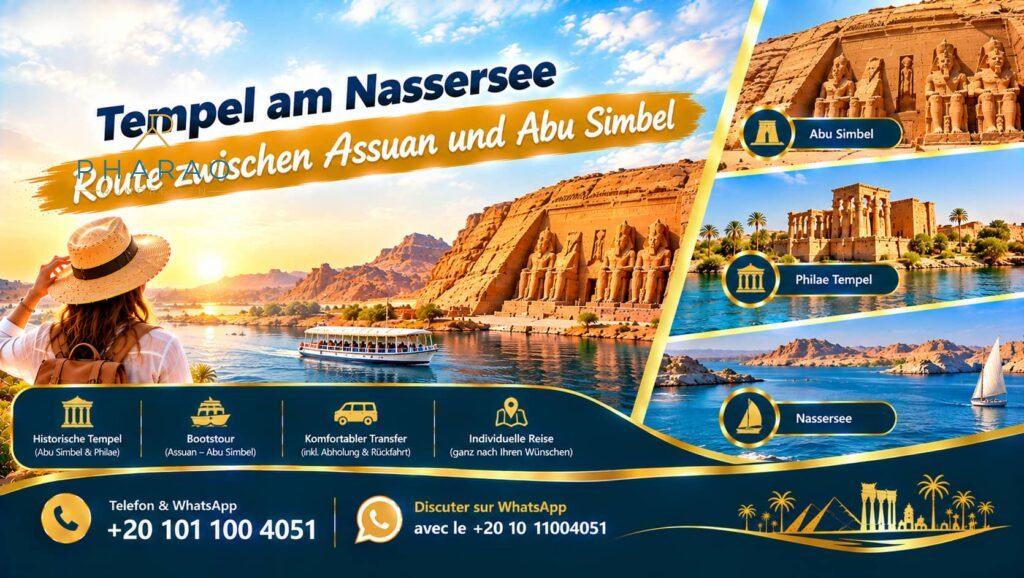 Tempel am Nassersee | Route zwischen Assuan und Abu Simbel