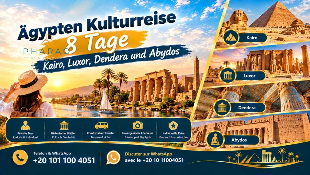 Ägypten Kulturreise 8 Tage | Kairo, Luxor, Dendera und Abydos